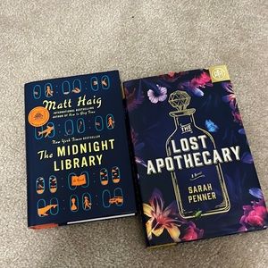 2 hardcover book bundle